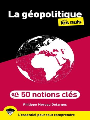 cover image of La géopolitique pour les Nuls en 50 notions clés